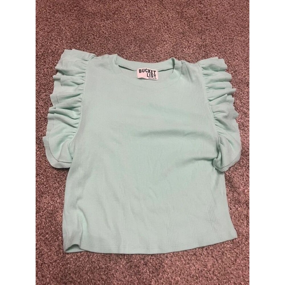 Bucket list mint tank medium